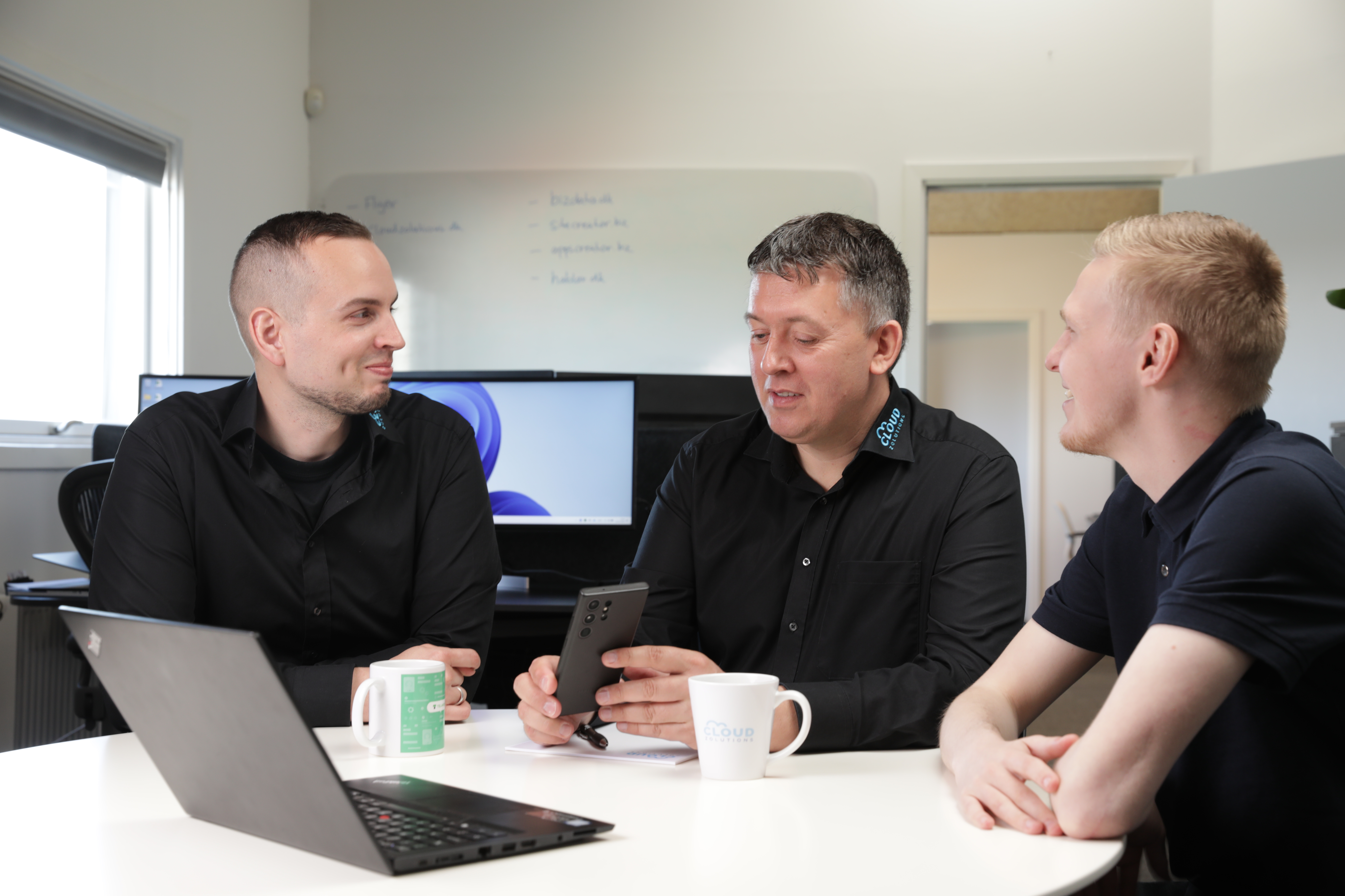 Cloud Zolutions teamet i møde